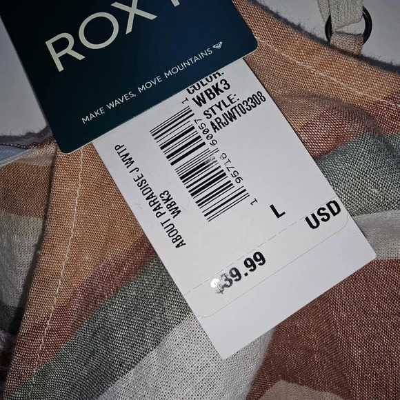 Roxy About Paradise Crop Tank Top - Picture 3 of 5